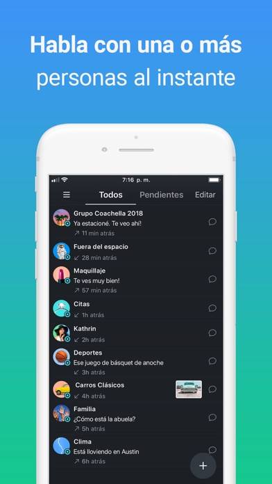 Zello Walkie Talkie Captura de pantalla de la aplicación #5