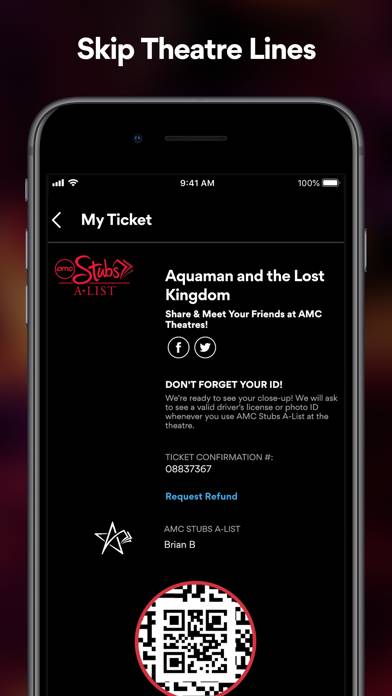 AMC Theatres: Movies & More App screenshot #4