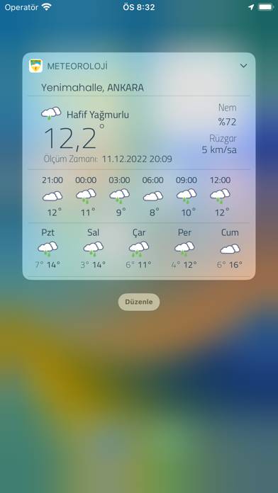 Hava Durumu Meteoroloji App screenshot #2
