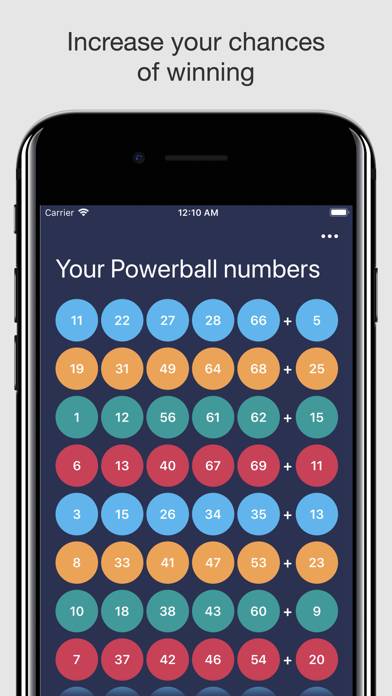 Lottery Balls Pro Captura de pantalla de la aplicación #1