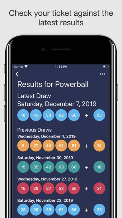 Lottery Balls Pro Captura de pantalla de la aplicación #3