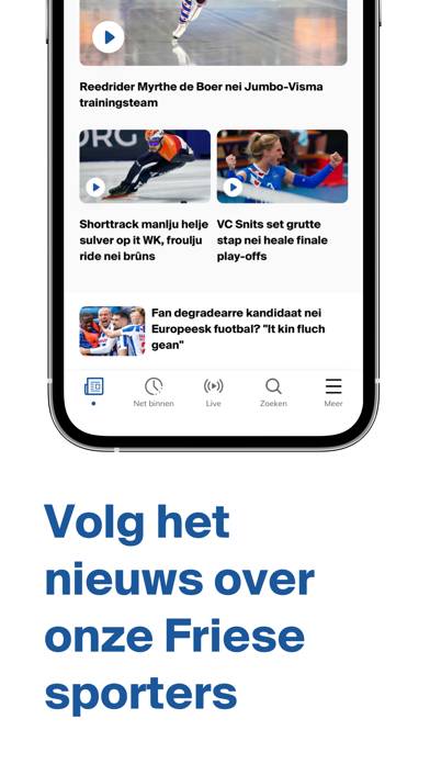 Omrop Fryslân Captura de pantalla de la aplicación #4