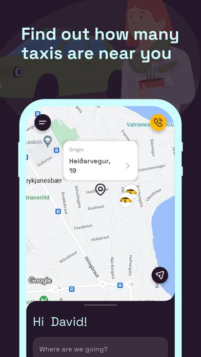 TaxiClick App skärmdump #2