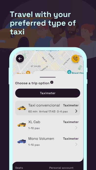 TaxiClick App skärmdump #4