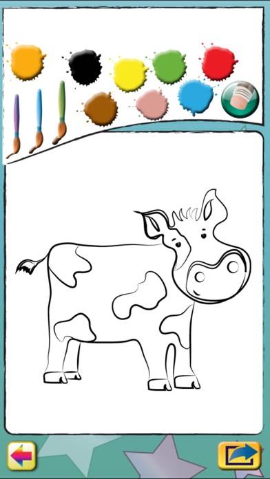 Farm Animals: Learn&Colour PRO