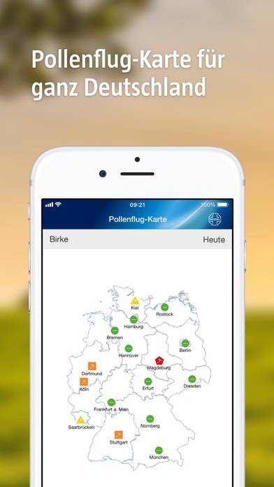 Pollenflug-Vorhersage App-Screenshot #3