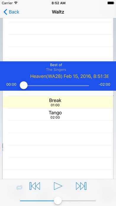 Dance Training Schermata dell'app