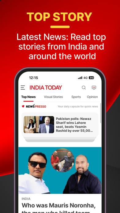 India Today TV English News screenshot