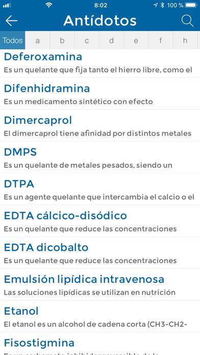 ITox Urgencias intoxicación App screenshot #3