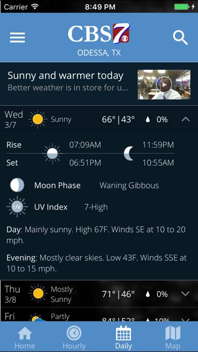 CBS7 Weather App screenshot #4