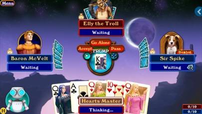 Hardwood Euchre Pro game screenshot