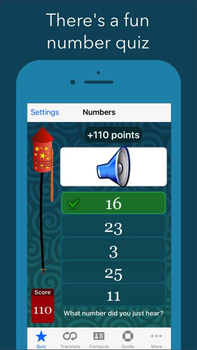 Chinese Number Trainer (Edu.) Captura de pantalla de la aplicación #2