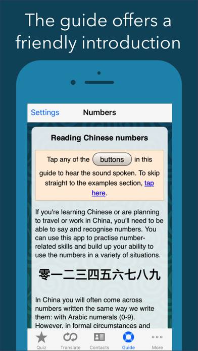 Chinese Number Trainer (Edu.) Captura de pantalla de la aplicación #3