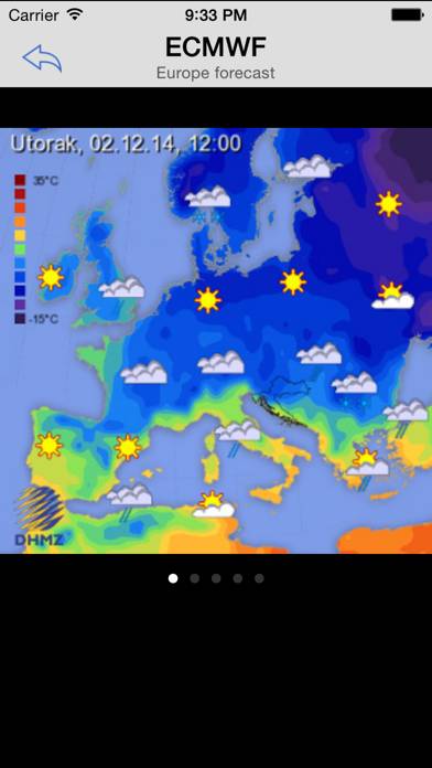Croatia Weather App skärmdump #3