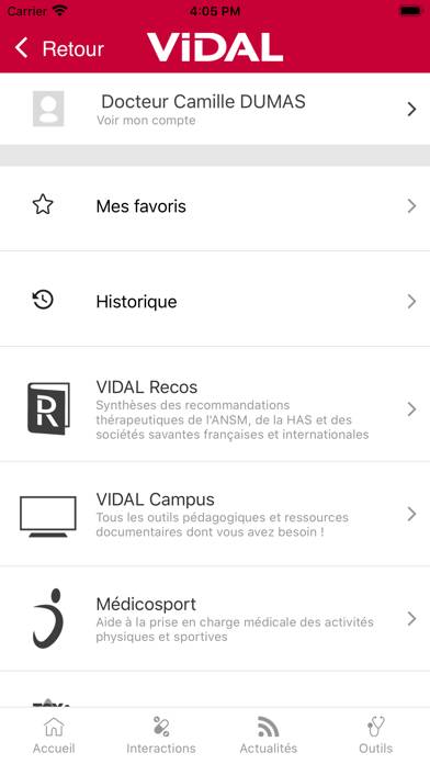 VIDAL Mobile App screenshot #2