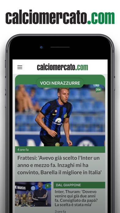 Calciomercato.com screenshot