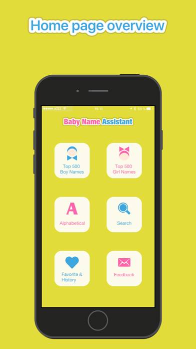 Baby Name Assistant Captura de pantalla de la aplicación #1