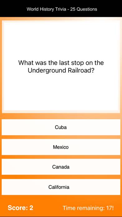 World History Trivia Ultimate App screenshot #2