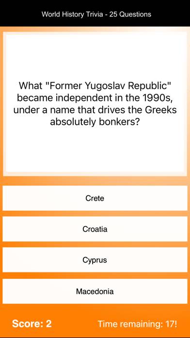 World History Trivia Ultimate App screenshot #3