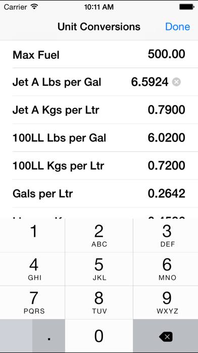 Aviation Fuel Converter App screenshot #3