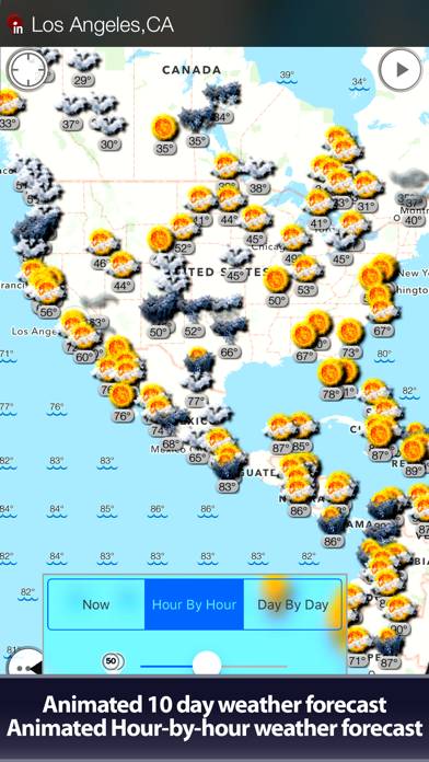 Weather and wind map App skärmdump #3