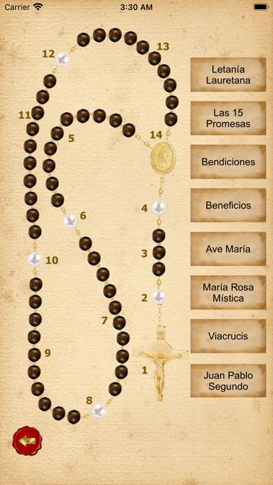 Santo Rosario Católico App screenshot #1