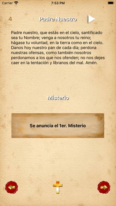 Santo Rosario Católico App screenshot #3