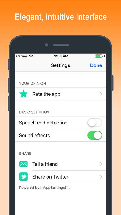 Active Voice! App screenshot