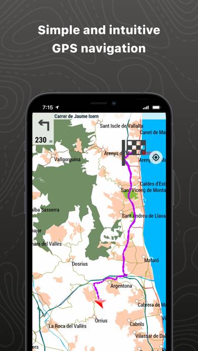 TwoNav: Maps Routes Captura de pantalla de la aplicación #4