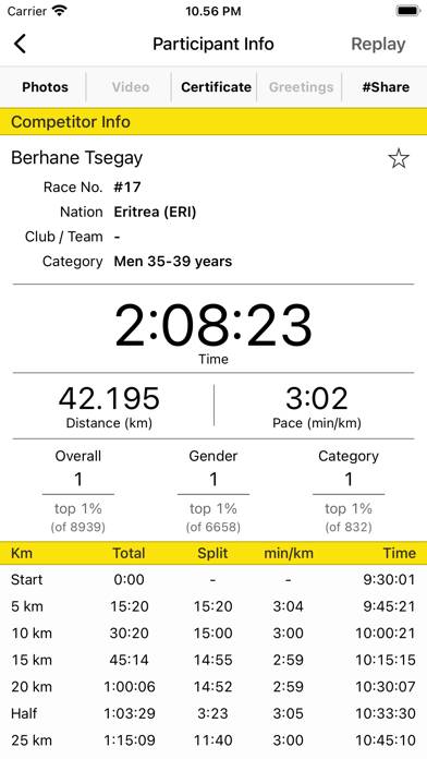 Copenhagen Marathon App skärmdump #3