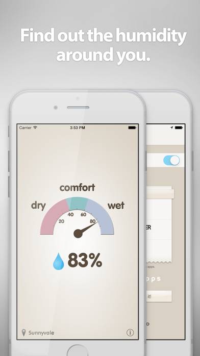 Hygrometer -Check the humidity Captura de pantalla de la aplicación #1