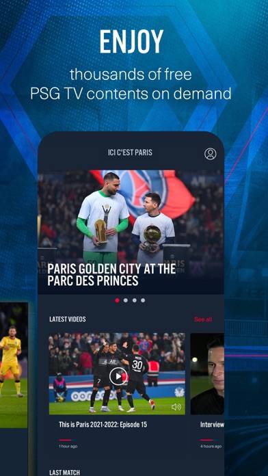 PSG Official Capture d'écran de l'application #5