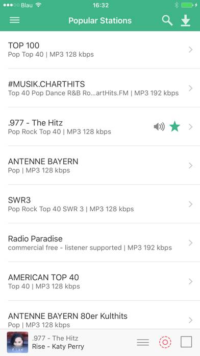 SonicWeb Internet Radio Player App screenshot #2