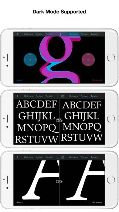 Typography Insight for iPhone App screenshot