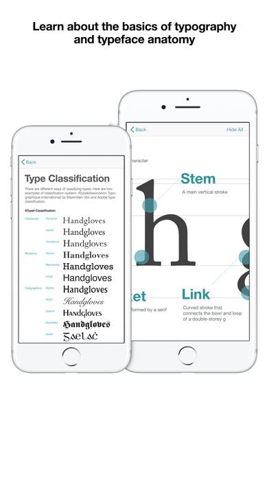 Typography Insight for iPhone Captura de pantalla de la aplicación #5