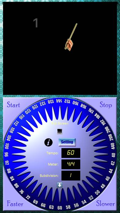 Baton Metronome immagine dello schermo