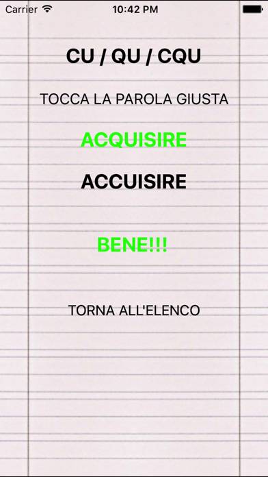 ComeSiScrive App screenshot