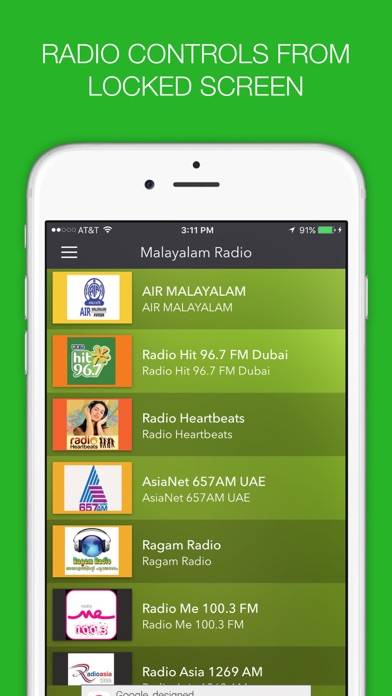 Malayalam Radio Schermata dell'app