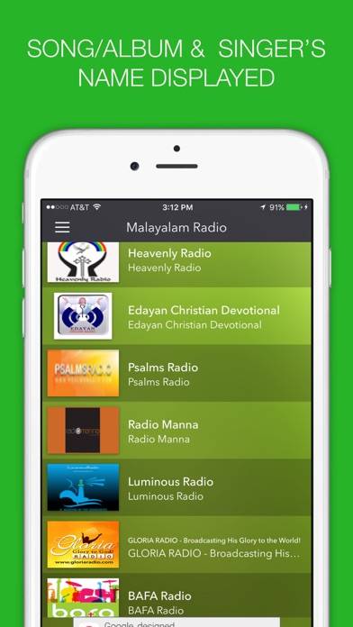 Malayalam Radio Schermata dell'app