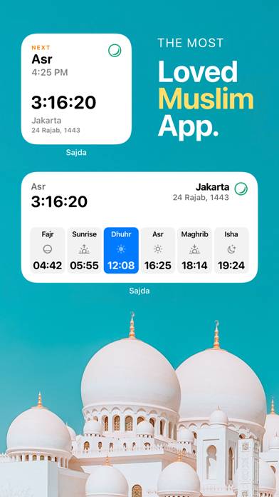 Sajda: Prayer times, Quran Скриншот приложения #1