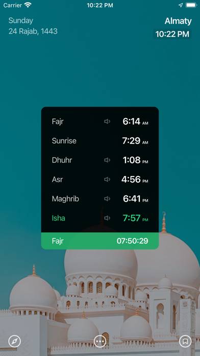 Sajda: Prayer times, Quran Скриншот приложения #2