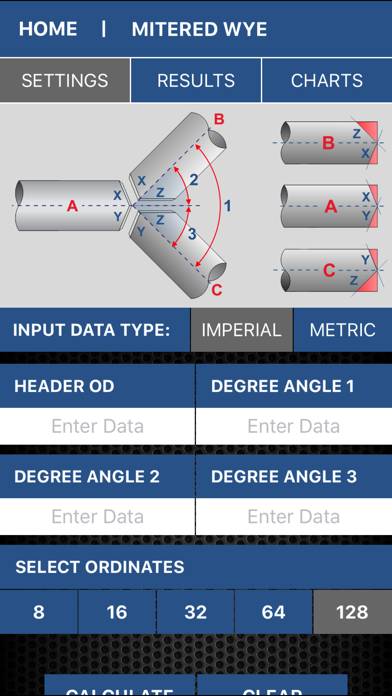 Miter Pipe Calculator Captura de pantalla de la aplicación #3