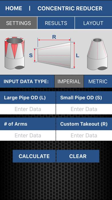 Miter Pipe Calculator Captura de pantalla de la aplicación #5