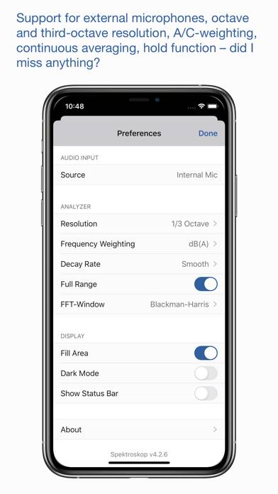 Spektroskop App screenshot