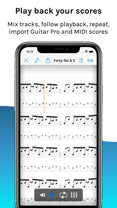 Reflow Score Writer Schermata dell'app #2