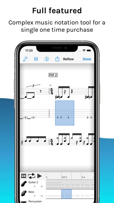 Reflow Score Writer Schermata dell'app #4