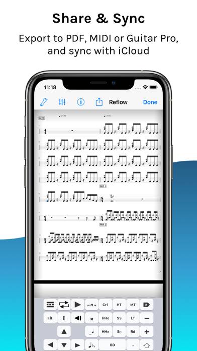 Reflow Score Writer Schermata dell'app #5