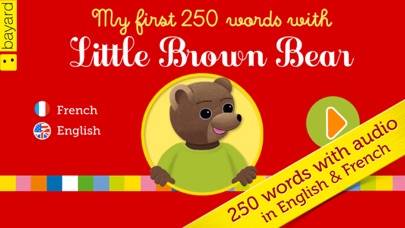 My first english words with Little Brown Bear for kids 2 to 5 Capture d'écran de l'application #1