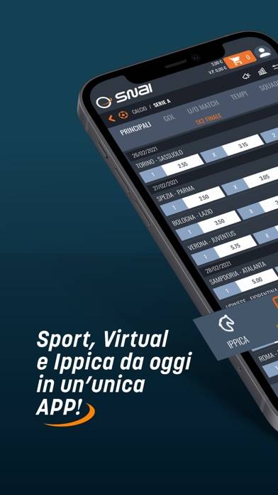 Snai Sport Scommesse immagine dello schermo