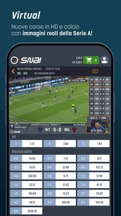 Snai Sport Scommesse Schermata dell'app #6